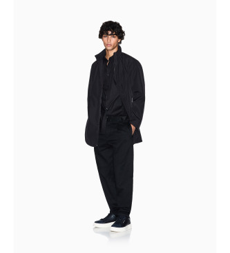 A|X Armani Exchange Zwarte gewatteerde jas