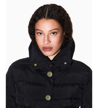 A|X Armani Exchange Black quilted coat