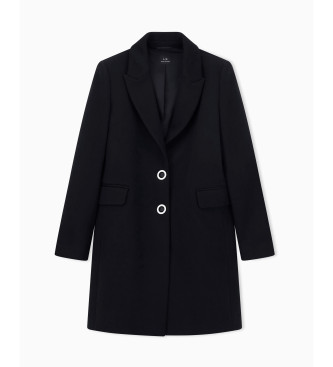 A|X Armani Exchange Abrigo Caban negro
