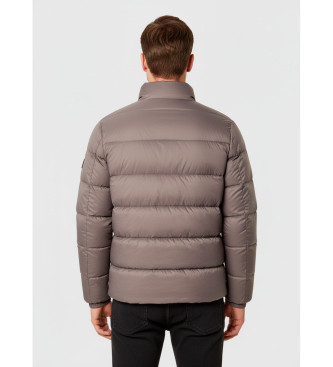 A|X Armani Exchange Abrigo plumfero Down gris