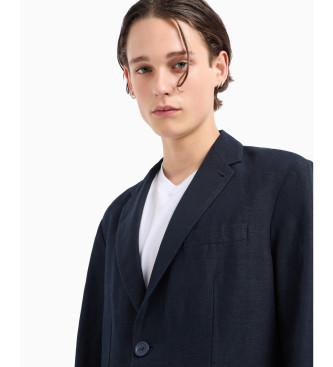 A|X Armani Exchange Americana Sencilla marino