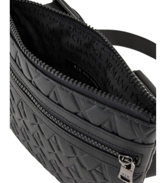 A|X Armani Exchange Logo Integral shoulder bag black