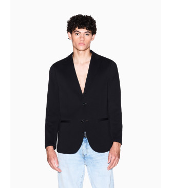 A|X Armani Exchange Jakna z dvema gumboma črna