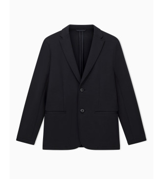 A|X Armani Exchange Jakna z dvema gumboma črna