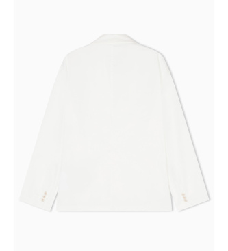 A|X Armani Exchange Biała zdekonstruowana marynarka