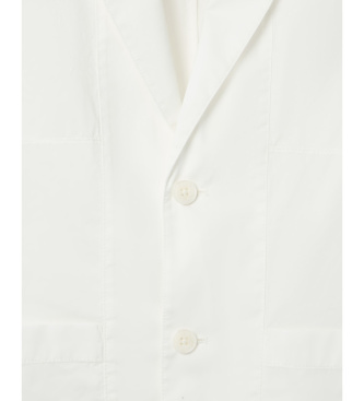 A|X Armani Exchange Biała zdekonstruowana marynarka