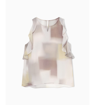 A|X Armani Exchange Mehrfarbige flie�ende Bluse