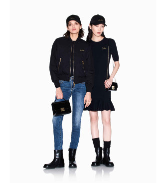 A|X Armani Exchange Borsa a tracolla in vernice nera