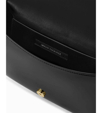 A|X Armani Exchange Borsa a tracolla in vernice nera