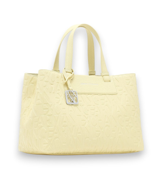 A|X Armani Exchange Borsa con logo su tutta la superficie. 