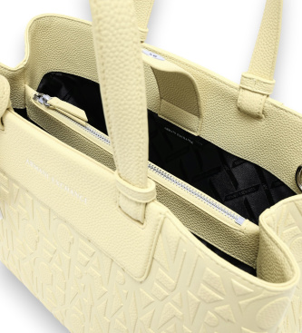 A|X Armani Exchange Borsa con logo su tutta la superficie. 