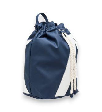 A|X Armani Exchange Navy technical fabric backpack