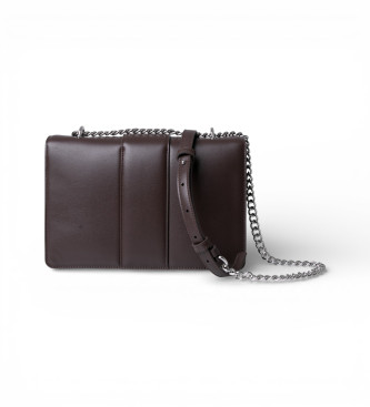 A|X Armani Exchange Logo Sac brun en m�tal