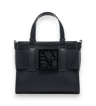 A|X Armani Exchange Borsa tecnica nera monocromatica