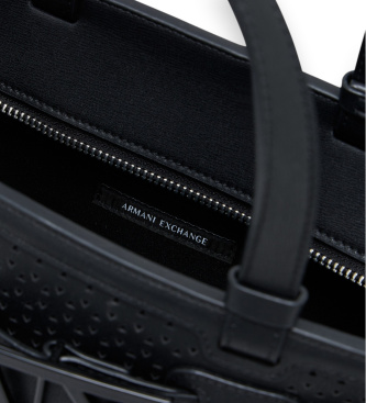 A|X Armani Exchange Borsa tecnica nera monocromatica