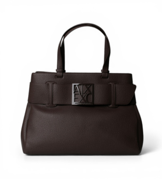 A|X Armani Exchange Pratica borsa marrone