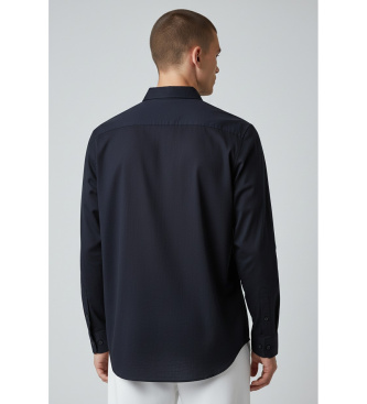 A|X Armani Exchange Shirt Fit hør navy
