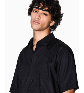 A|X Armani Exchange Jacquard shirt black