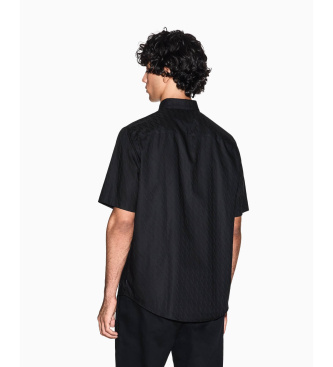A|X Armani Exchange Jacquard shirt black