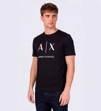 A|X Armani Exchange Camiseta Crossover negro