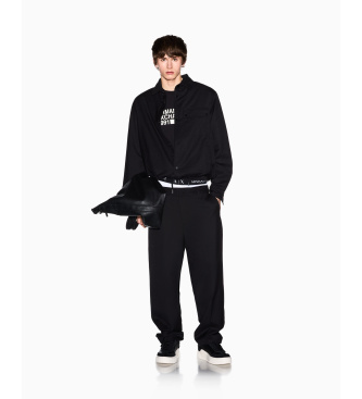 A|X Armani Exchange Zwart aansluitend T-shirt