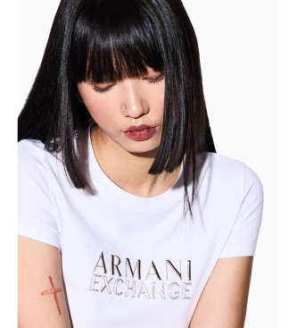 A|X Armani Exchange Maglietta con logo bianco