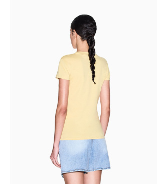 A|X Armani Exchange Yellow knitted T-shirt