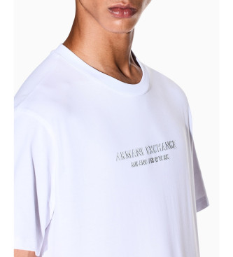 A|X Armani Exchange Normaal T-shirt met wit logo