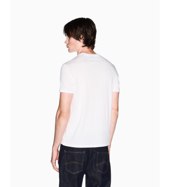 A|X Armani Exchange Slim-fit T-shirt Gebroken wit