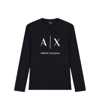 A|X Armani Exchange Camiseta Slim negro
