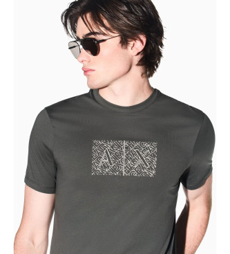 A|X Armani Exchange Gr�n slank T-shirt