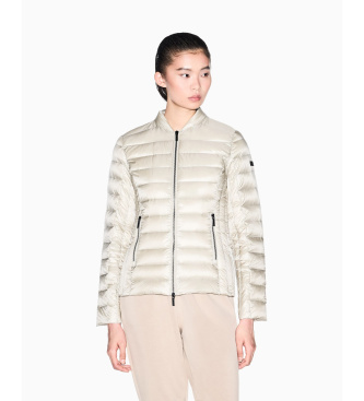 A|X Armani Exchange Beżowa kurtka puchowa