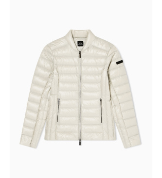 A|X Armani Exchange Beżowa kurtka puchowa