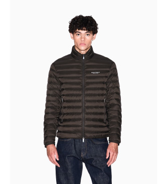 A|X Armani Exchange Brown Name Jacket