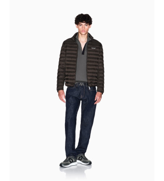 A|X Armani Exchange Brown Name Jacket