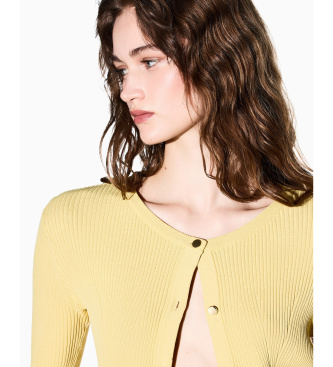 A|X Armani Exchange Kardigan przód żółty