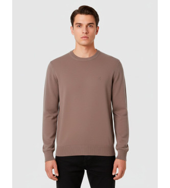 A|X Armani Exchange Beigefarbener Viskose-Pullover