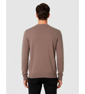 A|X Armani Exchange Beigefarbener Viskose-Pullover