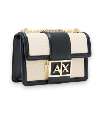 A|X Armani Exchange Bolso Woven beige