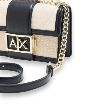 A|X Armani Exchange Bolso Woven beige