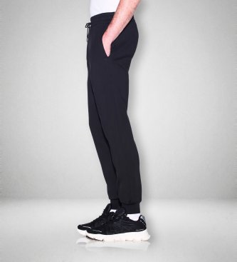 A|X Armani Exchange Calça de malha corte regular preta