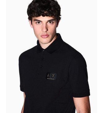 A|X Armani Exchange Camisa p�lo de algod�o preto