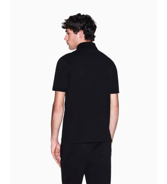 A|X Armani Exchange Camisa p�lo de algod�o preto