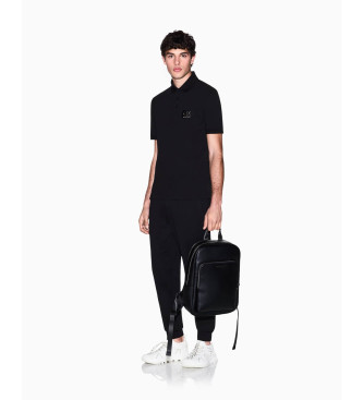 A|X Armani Exchange Camisa p�lo de algod�o preto