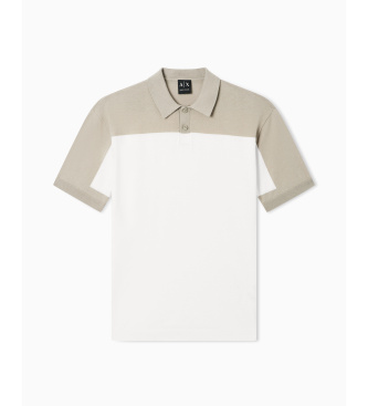 A|X Armani Exchange Polo Elegant gebroken wit