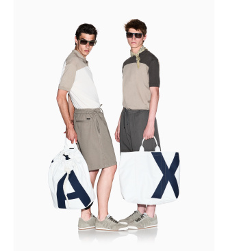 A|X Armani Exchange Polo Elegant gebroken wit