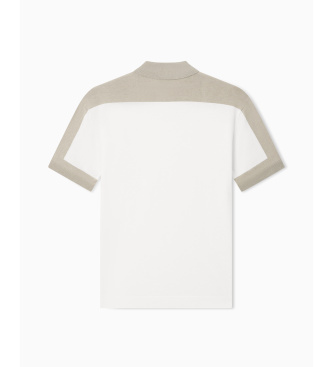 A|X Armani Exchange Polo Elegant gebroken wit
