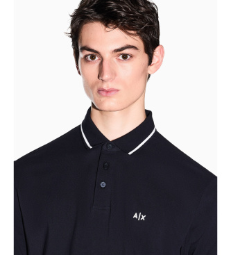 A|X Armani Exchange Polo marine raffin�