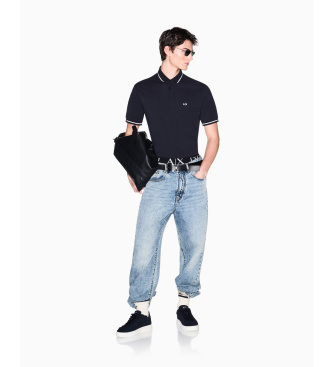 A|X Armani Exchange Polo marine raffin�