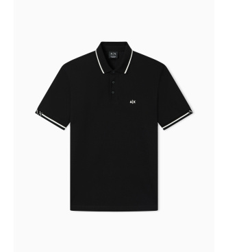 A|X Armani Exchange Polo raffin� noir